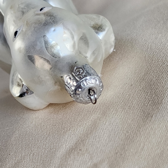 Vintage Poland Mercury Glass Elephant Christmas Ornament - Picture 7 of 8